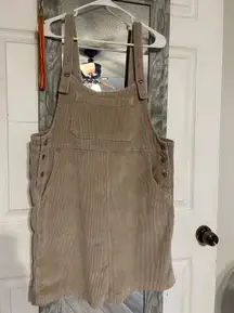 Corduroy Overall Dress