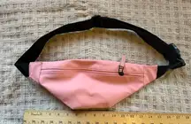 Rains Soft Pink black belt bag