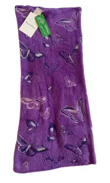 House of Sunny "Butterfly" Knit Skirt – Purple Fuzzy EcoVero / NWT Size S