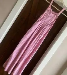Pink Sleeveless Jumpsuit Cotton. Size Large