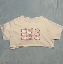 Miami University Cropped Tee