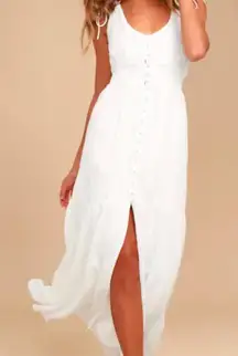 Lulus White Maxi Dress
