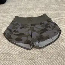 Lululemon Camo Speed Up Shorts
