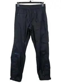 Marmot Wind Pants Womens L Used Unlined Black Outdoor Nylon