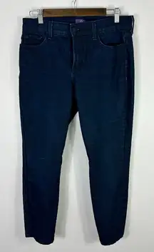 NYDJ Jeans 8 Dark Wash Skinny Lift Tuck Slimming Stretch High Rise Classic