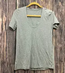 Grey V-neck Tshirt