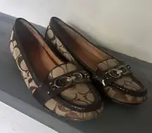 Enrica Monogram Loafer Flats