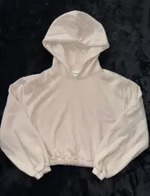 Abercrombie & Fitch Women's Soft A&F Cropped Hoodie Light‎ Pink Size Small