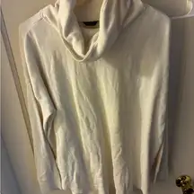 Eddie Bauer Women's Ivory Cowl Neck Sweater