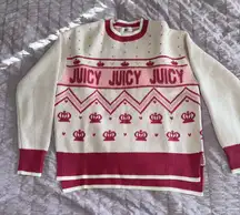 Juicy Couture Fair Isle Logo Sweater