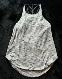 Lululemon Women's Raise The Barre Tank Top Workout Shirt Cutout Back Bra Sz 6