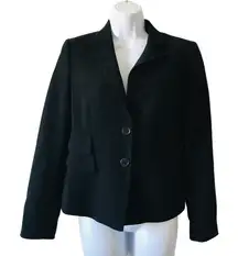 Akris Punto wool women's black blazer size 6