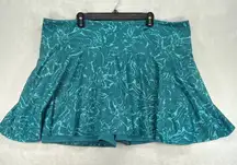 Athleta Ace Printed Tennis Skort 3X Plus Size‎ Athletic Golf Activewear