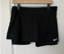 Nike Dri-Fit Women's Slim Fit Skort - Black - Size‎ Large