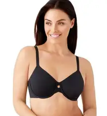 New WACOAL 855342 Black Superbly Smooth Underwire Bra Size 34DDD