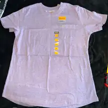 NWT Ariat Rebar Pocket T Shirt‎ Womens Large Lavender Purple Workwear Top Casual