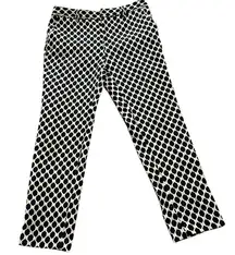 Worthington Black and Tan Geometric Pants