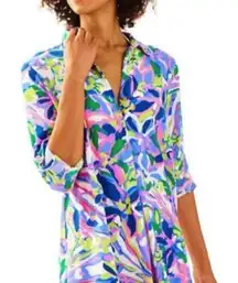 LILLY PULITZER LILLITH TUNIC DRESS MULTI HAVING A BLAST Sz. M