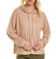 Michael Stars Kylo Acid Wash Thermal Hoodie in Camel Size XS *NWT*