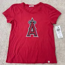 Fanatics Los Angeles Angels  Women's Core Official Logo T-Shirt NWT