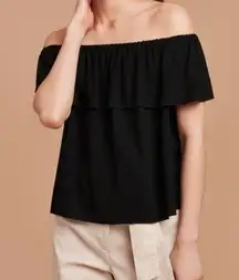 Wilfred Black Off The Shoulder Top
