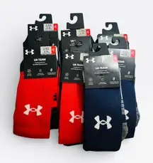 Under Armour UA Team Socks 8-Pair Bundle - NWT - Men 7-8.5 / Women 6-10