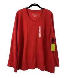 Made For Life Women's Cherry Red Sweater
