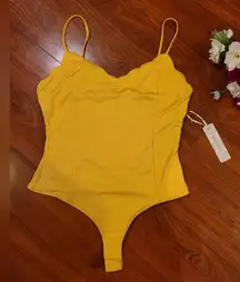 Yellow Mustard Bodysuit Size Large