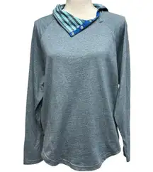 Jason Wu For Eva Air Gray & Turquoise‎ Top Size M