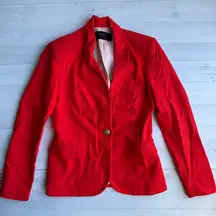 Zara Basic Collection Bright Red Women's Blazer Size S