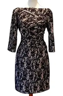 Kay Unger New York Cocktail Dress 12 Holiday Semi Formal Elegant Dress Large