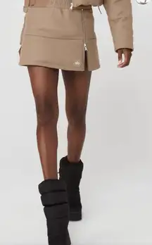 Alo Yoga Polaris Puffer Skirt - Gingerbread Size Small Athleisure Outdoors