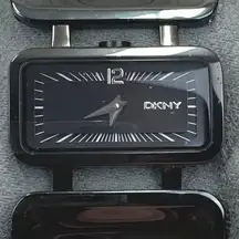 DKNY NY3837 Black Stainless Steel Womens Designer Watch w/ Box and Paperwork