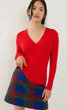 Anthropologie Maeve Thea V-Neck Sweater size L