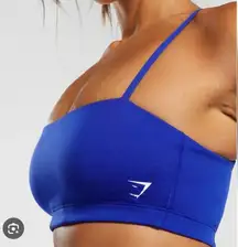 Gymshark Bandeau Sports Bra Colbalt Blue Athletic