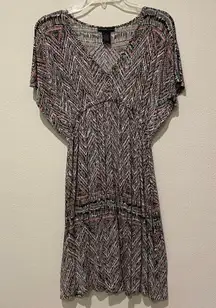 - Chevron Design Dress