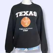 Vintage Black University of Texas Sweatshirt