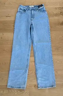 Abercrombie & Fitch Jeans High Rise 90's Relaxed Size 28 Blue