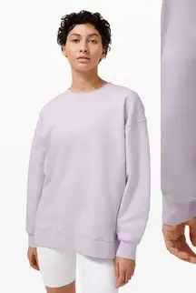 Lululemon Perfectly Oversized Crew Light Lavender