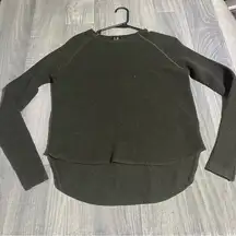 Lulus Green Long Sleeve Knitted Sweater; XS Women’s