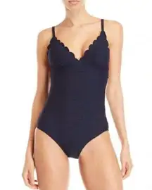 Kate Spade New York Navy Blue Marina Piccola one piece size Medium