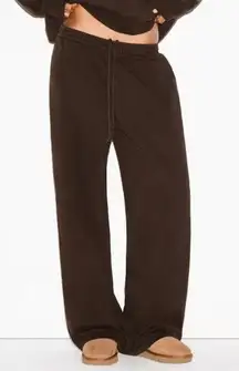 SKIMS Espresso Straight Leg Sweatpants XXS