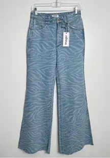NWT Wrangler Wanderer 622 High Rise Flare Jeans Limited Edition Wild Thing 26x32