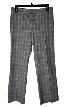Isabel Marant Pants Women 4‎ Gray Plaid Straight Leg Cropped Trousers Preppy