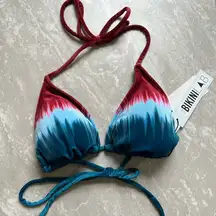 [Bikini Lab] NWT Standard Dip Dye Triangle Bikini Top-small