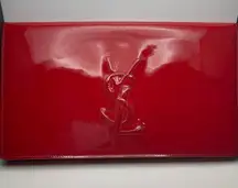 Saint Laurent YSL Belle de Jour Red Patent Leather Clutch Bag - Preowned