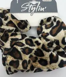 New Leopard Print Scrunchie Hair Pony Elastic Hair Band