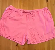 H&M Pink Linen Shorts