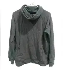 Roots Women’s Long Sleeve Cowl Neck Pullover Sweatshirt‎ Size Large