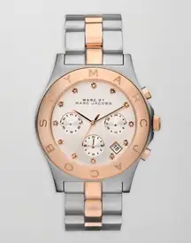 MARC by Marc Jacobs
Blade Two-Tone Watch, Stainless Steel/Rose Golden